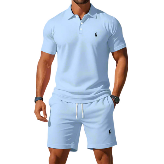 [BUY 1 GET 2] Riviera Polo & Shorts Summer Kit R. Ꮮаᴜгеn