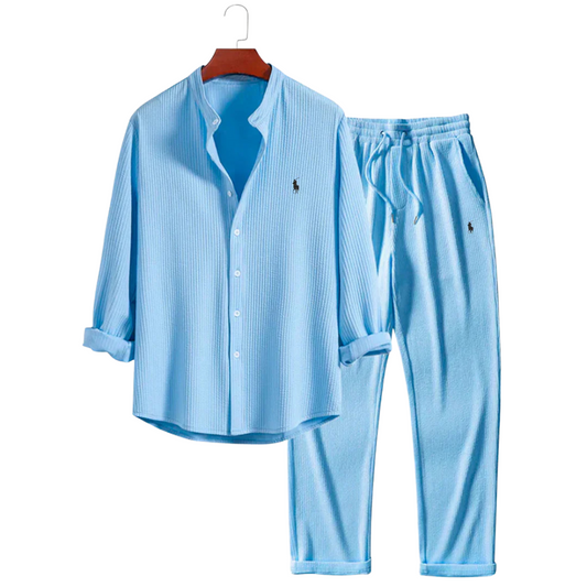 [BUY 1 GET 2] Riviera Linen Shirt & Pants Set by R. Ꮮаᴜгеn