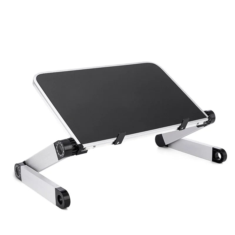 Tragbarer Klapphalter aus Aluminiumlegierung, Laptop-Ständer, Schreibtisch, Bett, Tischständer, Notebook-Computer, rutschfeste Halterung für 11–17 Zoll