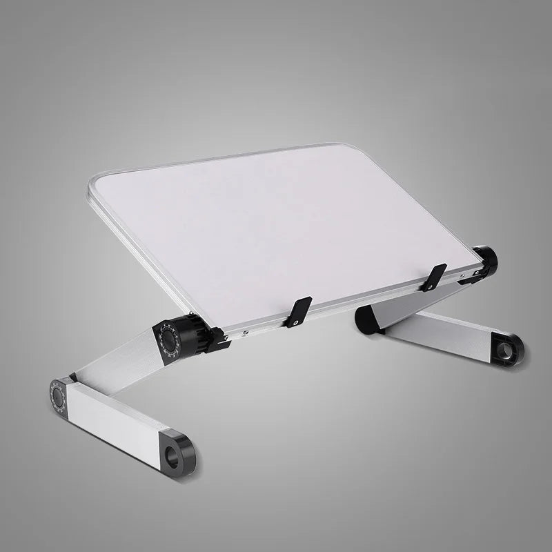 Tragbarer Klapphalter aus Aluminiumlegierung, Laptop-Ständer, Schreibtisch, Bett, Tischständer, Notebook-Computer, rutschfeste Halterung für 11–17 Zoll