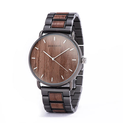 BOBO VOGEL Uhr Männer Zebra Holz Luxus Marke montre homme Quarz Armbanduhren Männlich Uhr Einfache Ultra-dünne Uhren für mann