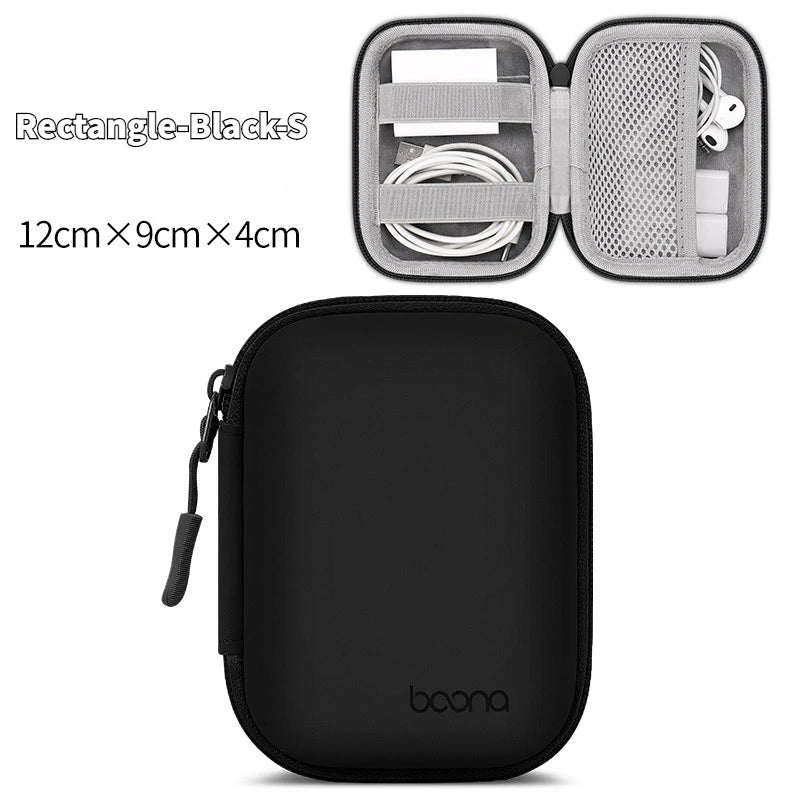 Tragbare Kopfhörer Lagerung Tasche Daten Kabel Organizer Tasche Multifunktionale Digitale Gadgets Fall Ladegerät U Disk Schutzhülle
