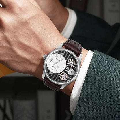 Tomi Herren Geschenk box Kombination Set Uhr Luxus und einfache Business abnehmbare Armband Quarzuhr Herren uhr Festival Geschenk
