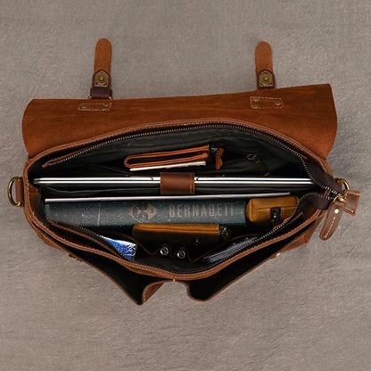 Newsbirds Rindsleder männer Aktentasche Aus Echtem Leder A4 Datei Dokument Handtasche Männlichen Laptop Schulter Tasche Business Computer Tasche