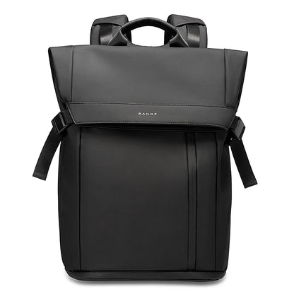 Bange Herren-Mode-Rucksack, 15,6 Zoll, multifunktionaler wasserdichter Rucksack, tägliche Reisetasche, lässiger Schulrucksack mit Schnalle