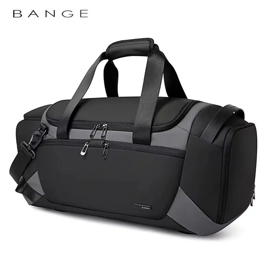 BANGE Sporttaschen Männer Gym Taschen Für Fitness Training Im Freien Wasserdichte Sporttasche Trocken Nass Trennung Taschen Sac De Reisetasche