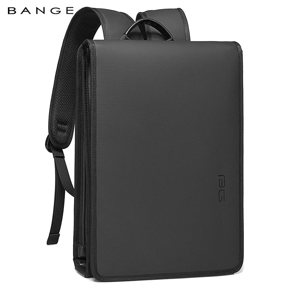 BANGE Neue Design Männer Rucksack Wasserdicht Passt für 14,1 zoll Laptop Tasche Teenager Reisetasche Schule Tasche Stadt Business Rucksack Mann