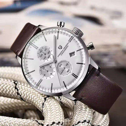 PAGANI DESIGN Neue Männer Uhren Multi zeitzone Quarz Business uhr Auto Datum Männer Uhren Japan Movt Uhr Männer Chronograph Geschenk