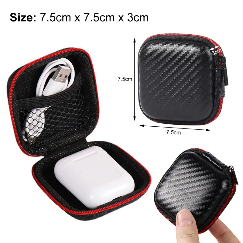 Tragbare Kopfhörer Lagerung Tasche Daten Kabel Organizer Tasche Multifunktionale Digitale Gadgets Fall Ladegerät U Disk Schutzhülle