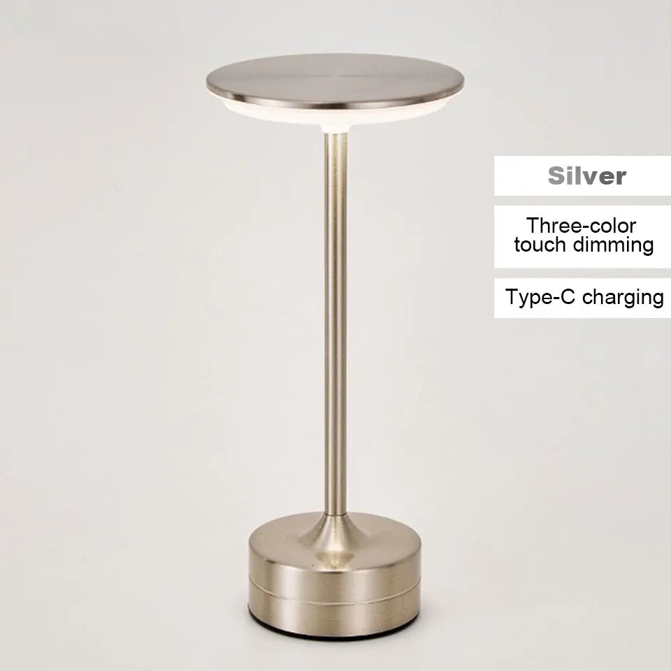 LED Tischlampe Touch Sensor Nachtlicht USB Aufladbare Tragbare Schlafzimmer Nachtlicht Drahtlose Leselampe Restaurant Hotel Bar