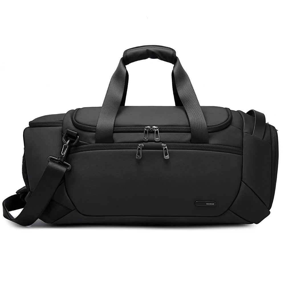 BANGE Sporttaschen Männer Gym Taschen Für Fitness Training Im Freien Wasserdichte Sporttasche Trocken Nass Trennung Taschen Sac De Reisetasche