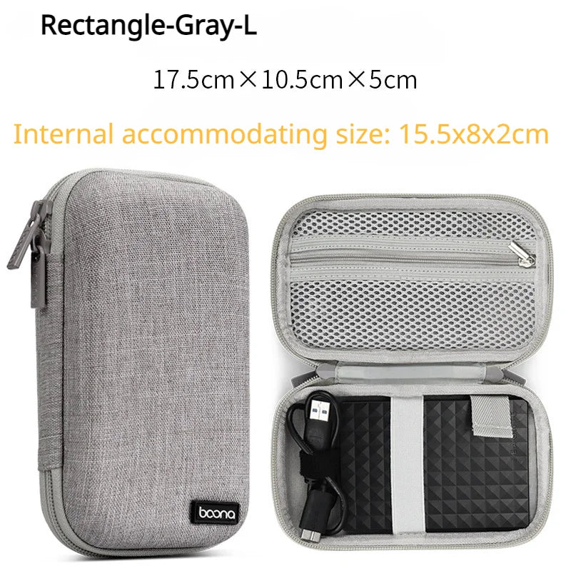Tragbare Kopfhörer Lagerung Tasche Daten Kabel Organizer Tasche Multifunktionale Digitale Gadgets Fall Ladegerät U Disk Schutzhülle