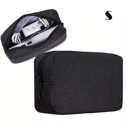 Digitale tragbare Organizer-Hülle für Kopfhörer, Reiseschrank, Aufbewahrungstasche, Reißverschluss, Zubehör, Ladegerät, Datenkabel, USB-Tasche