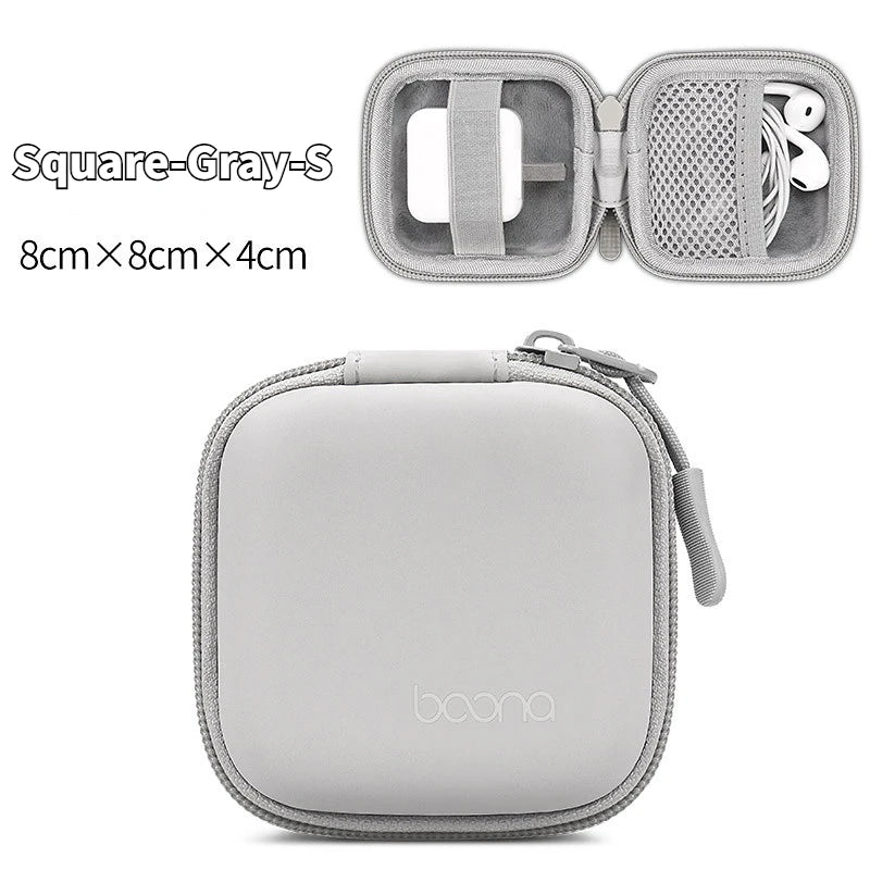 Tragbare Kopfhörer Lagerung Tasche Daten Kabel Organizer Tasche Multifunktionale Digitale Gadgets Fall Ladegerät U Disk Schutzhülle