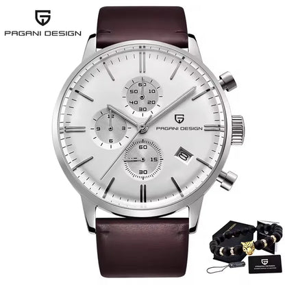 PAGANI DESIGN Neue Männer Uhren Multi zeitzone Quarz Business uhr Auto Datum Männer Uhren Japan Movt Uhr Männer Chronograph Geschenk