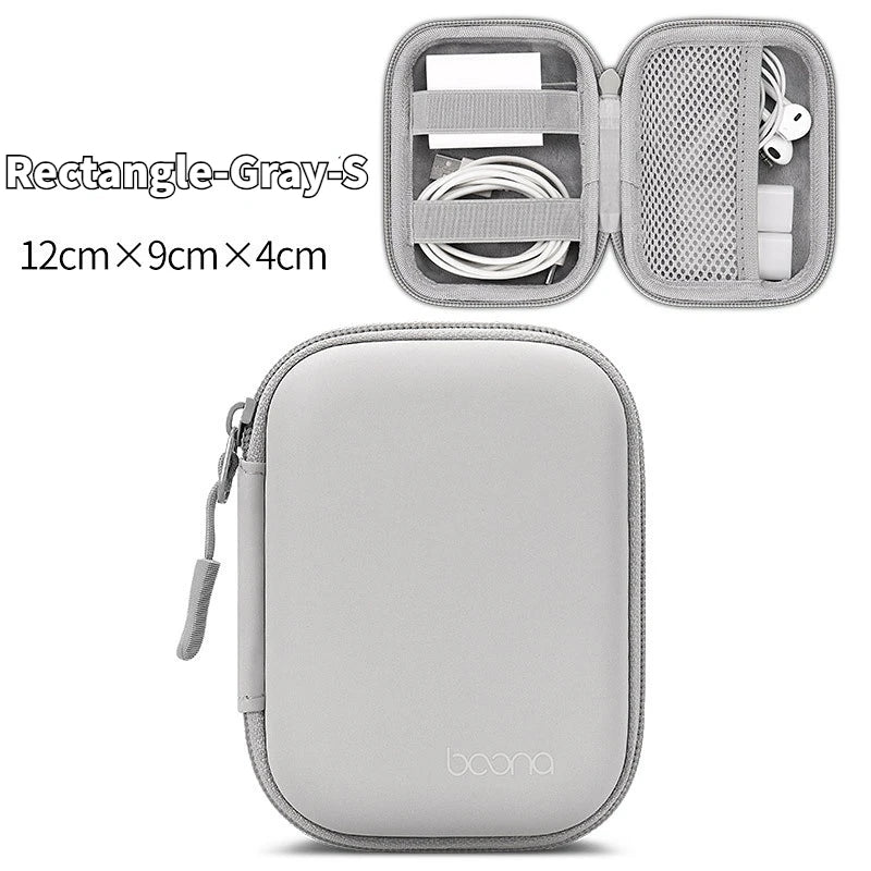 Tragbare Kopfhörer Lagerung Tasche Daten Kabel Organizer Tasche Multifunktionale Digitale Gadgets Fall Ladegerät U Disk Schutzhülle