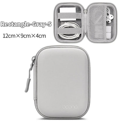 Tragbare Kopfhörer Lagerung Tasche Daten Kabel Organizer Tasche Multifunktionale Digitale Gadgets Fall Ladegerät U Disk Schutzhülle