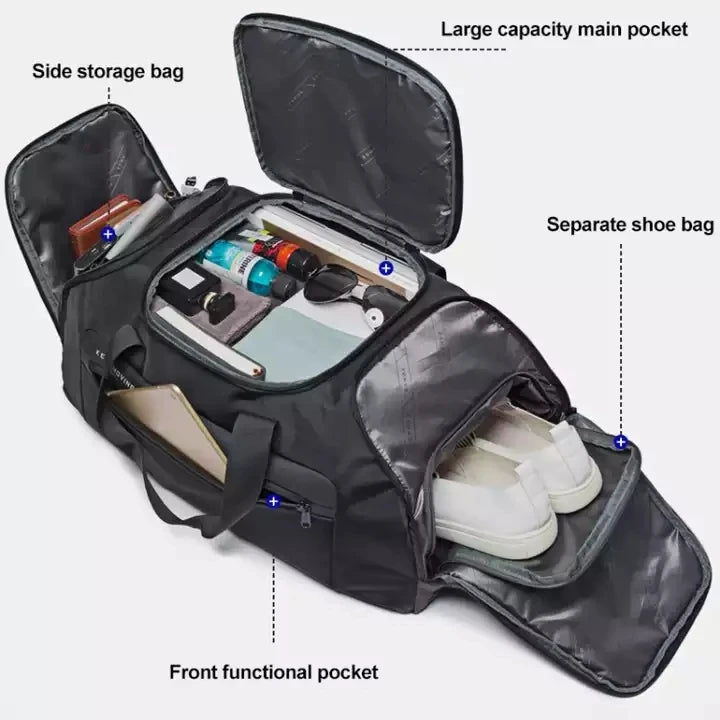BANGE Sporttasche für Herren, Koffer, Multifunktions-Rucksack, groß, wasserdicht, schmutzabweisend, für Herren, Reisetasche, Handgepäck, Taschen, Neu
