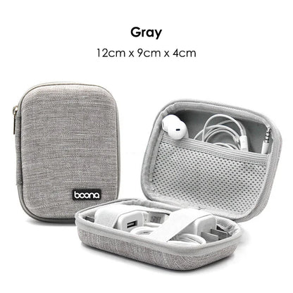 Tragbare Kopfhörer Lagerung Tasche Daten Kabel Organizer Tasche Multifunktionale Digitale Gadgets Fall Ladegerät U Disk Schutzhülle