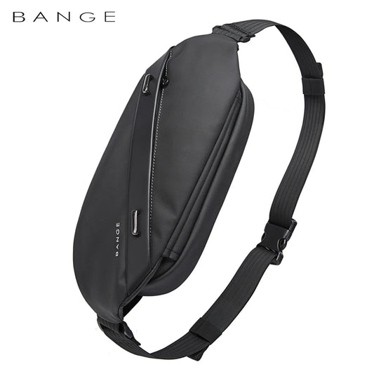 BANGE Große Kapazität Wasserdichte Multifunktions Umhängetasche Männer Schulter Tasche Männlichen Sling Brust Taschen Für Taille Gürtel Passenden