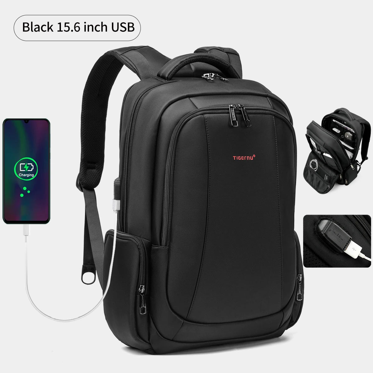 Tigernu Männer Rucksack 14 15,6 17,3 zoll Laptop Rucksack Taschen Für Männer Anti Diebstahl Taschen Schule Rucksack Männlichen Reise Rucksack Rucksack