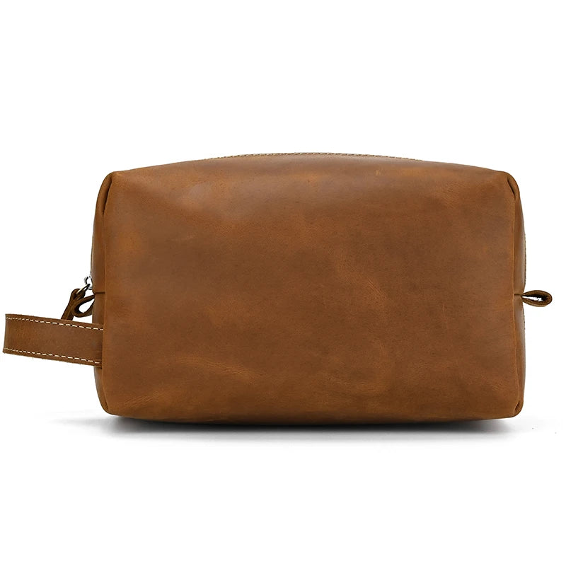 Große Kapazität Mode Hand Kupplungen Männer Frauen Leder Lagerung Taschen Make-Up Tasche Neue Mode Stil Waschen Tasche Für Reise Rindsleder
