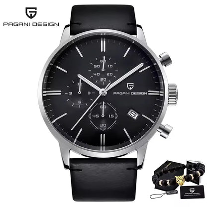 PAGANI DESIGN Neue Männer Uhren Multi zeitzone Quarz Business uhr Auto Datum Männer Uhren Japan Movt Uhr Männer Chronograph Geschenk