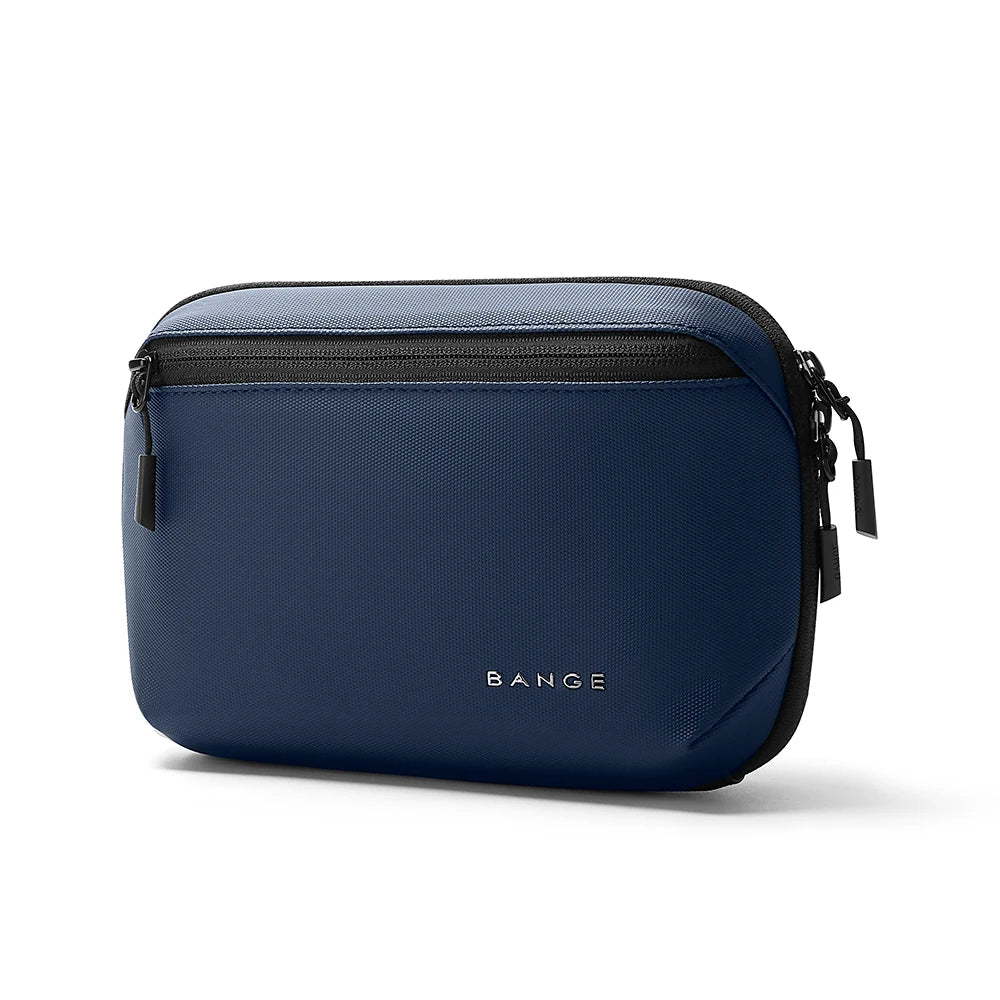 BANGE Multi-Layers Tech Pouch Oxford Warerproof Organizer Case Tragbare Datenkabel-Aufbewahrungstasche Gadget-Tasche für Reisen USB-Ladegerät