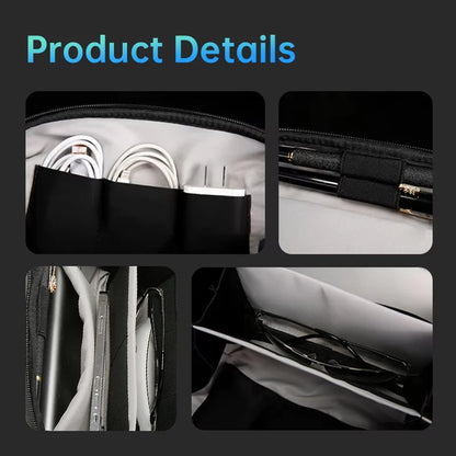 BANGE Multi-Layers Tech Pouch Oxford Warerproof Organizer Case Tragbare Datenkabel-Aufbewahrungstasche Gadget-Tasche für Reisen USB-Ladegerät