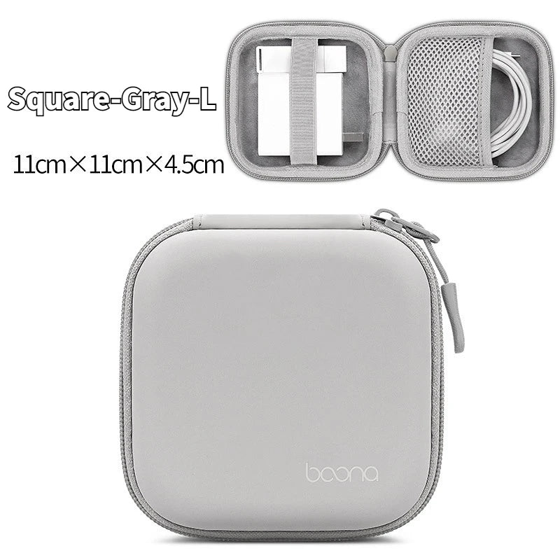 Tragbare Kopfhörer Lagerung Tasche Daten Kabel Organizer Tasche Multifunktionale Digitale Gadgets Fall Ladegerät U Disk Schutzhülle