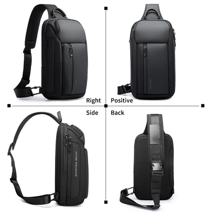 Bange Neue Oxford Mode Wasserdichte Brusttasche Umhängetasche Herrenmodelle Herren Brusttasche Freizeit Schultertasche Große Kapazität