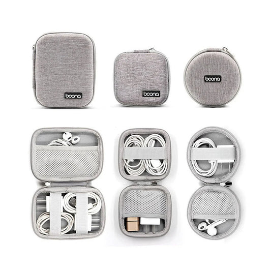 Tragbare Kopfhörer Lagerung Tasche Daten Kabel Organizer Tasche Multifunktionale Digitale Gadgets Fall Ladegerät U Disk Schutzhülle