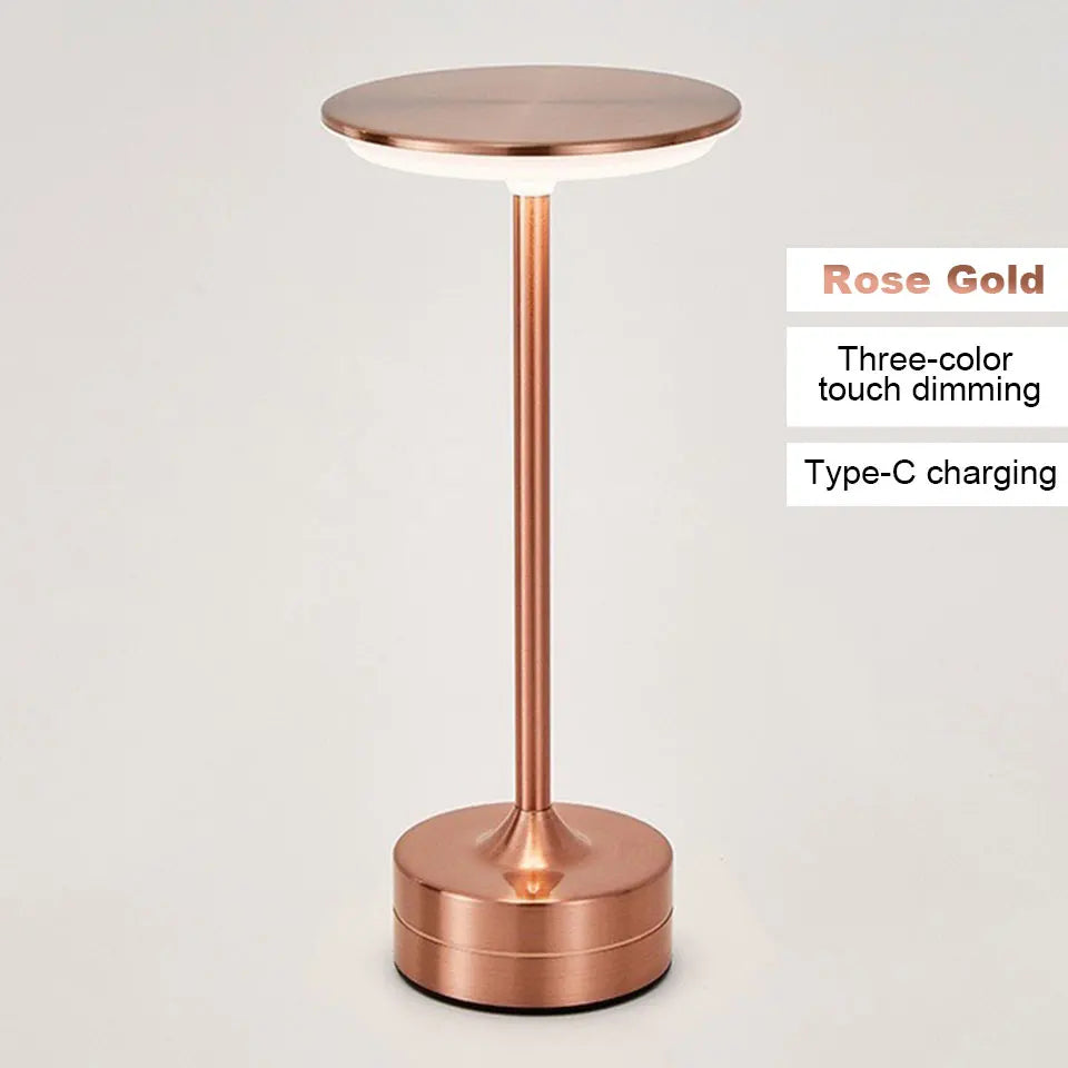 LED Tischlampe Touch Sensor Nachtlicht USB Aufladbare Tragbare Schlafzimmer Nachtlicht Drahtlose Leselampe Restaurant Hotel Bar