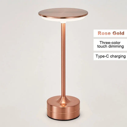 LED Tischlampe Touch Sensor Nachtlicht USB Aufladbare Tragbare Schlafzimmer Nachtlicht Drahtlose Leselampe Restaurant Hotel Bar