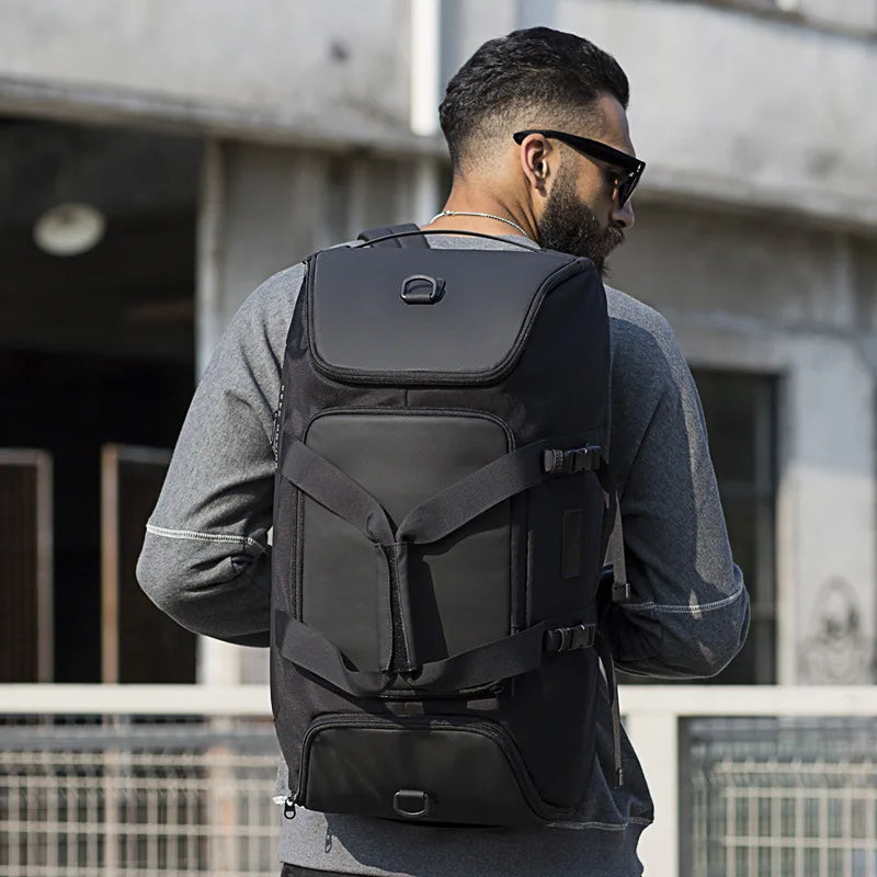 BANGE Sporttasche für Herren, Koffer, Multifunktions-Rucksack, groß, wasserdicht, schmutzabweisend, für Herren, Reisetasche, Handgepäck, Taschen, Neu