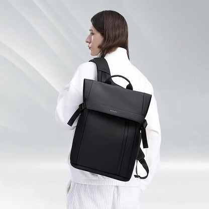 Bange Herren-Mode-Rucksack, 15,6 Zoll, multifunktionaler wasserdichter Rucksack, tägliche Reisetasche, lässiger Schulrucksack mit Schnalle
