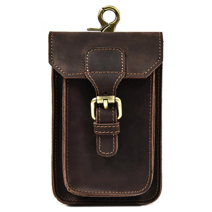 Leder Taille Tasche Auf Gürtel Handy Tasche Gürtel Tasche Leder Handy Tasche Fanny Pack Sommer Mini Taille Tasche Männer männlichen