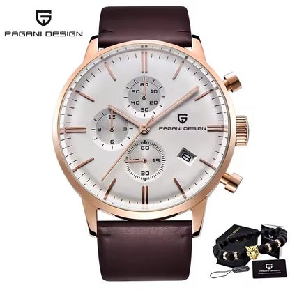 PAGANI DESIGN Neue Männer Uhren Multi zeitzone Quarz Business uhr Auto Datum Männer Uhren Japan Movt Uhr Männer Chronograph Geschenk