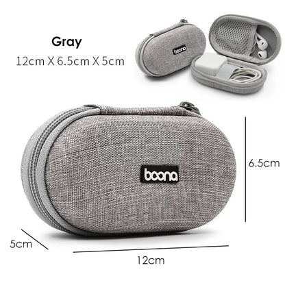 Tragbare Kopfhörer Lagerung Tasche Daten Kabel Organizer Tasche Multifunktionale Digitale Gadgets Fall Ladegerät U Disk Schutzhülle