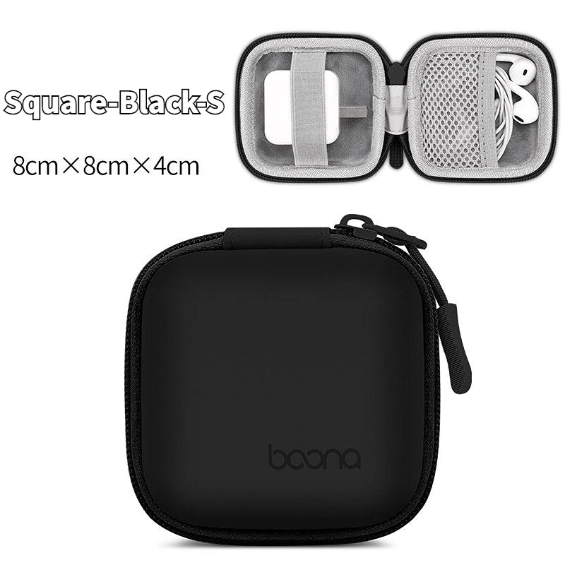 Tragbare Kopfhörer Lagerung Tasche Daten Kabel Organizer Tasche Multifunktionale Digitale Gadgets Fall Ladegerät U Disk Schutzhülle