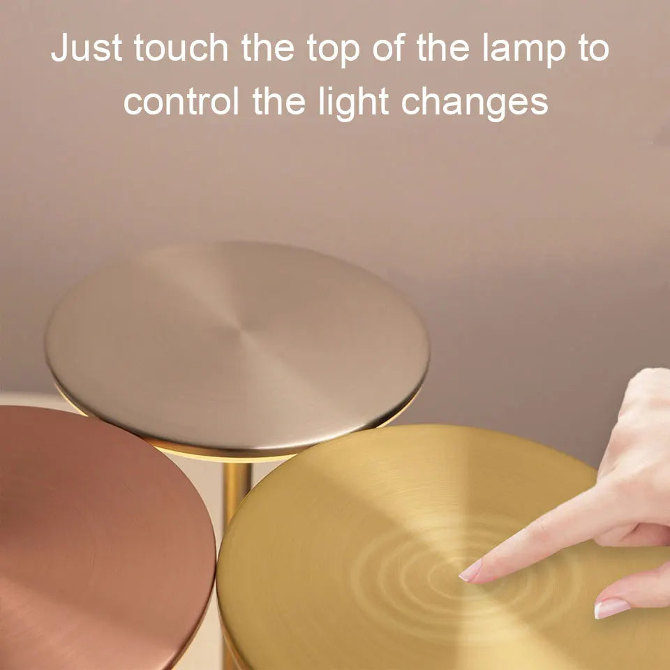 LED Tischlampe Touch Sensor Nachtlicht USB Aufladbare Tragbare Schlafzimmer Nachtlicht Drahtlose Leselampe Restaurant Hotel Bar
