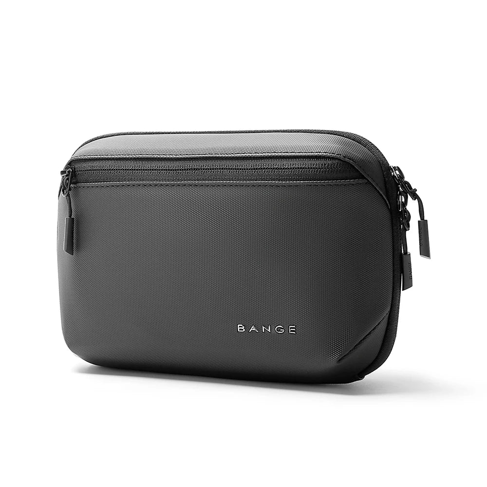 BANGE Multi-Layers Tech Pouch Oxford Warerproof Organizer Case Tragbare Datenkabel-Aufbewahrungstasche Gadget-Tasche für Reisen USB-Ladegerät
