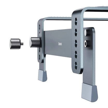 Baseus Laptop-Ständer, Unterstützung für Notebook, Aluminiumlegierung, 4 Gänge, verstellbarer vertikaler Ständer für MacBook Air Pro 17 Zoll Laptop-Ständer