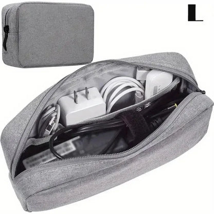 Digitale tragbare Organizer-Hülle für Kopfhörer, Reiseschrank, Aufbewahrungstasche, Reißverschluss, Zubehör, Ladegerät, Datenkabel, USB-Tasche