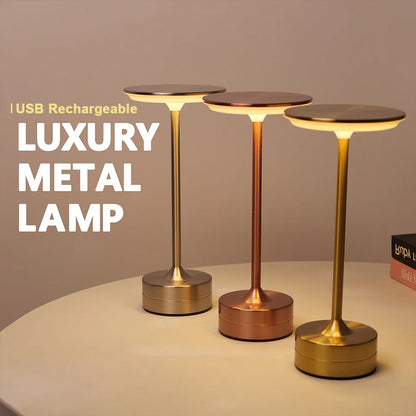 LED Tischlampe Touch Sensor Nachtlicht USB Aufladbare Tragbare Schlafzimmer Nachtlicht Drahtlose Leselampe Restaurant Hotel Bar