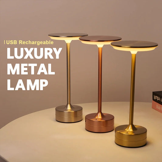 LED Tischlampe Touch Sensor Nachtlicht USB Aufladbare Tragbare Schlafzimmer Nachtlicht Drahtlose Leselampe Restaurant Hotel Bar