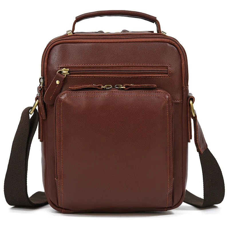 Newsbirds Leder-Umhängetasche, Vintage-Stil, Umhängetasche, Bücher, Schultasche für Männer, männlich, tägliche Umhängetasche, Crazy Horse Skin