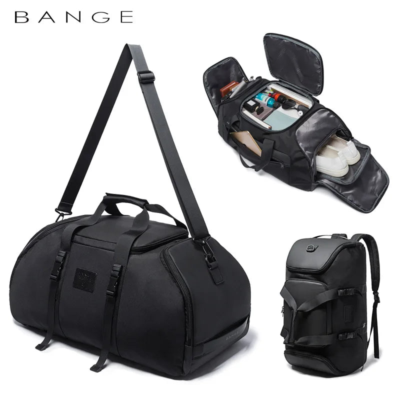 BANGE Sporttasche für Herren, Koffer, Multifunktions-Rucksack, groß, wasserdicht, schmutzabweisend, für Herren, Reisetasche, Handgepäck, Taschen, Neu