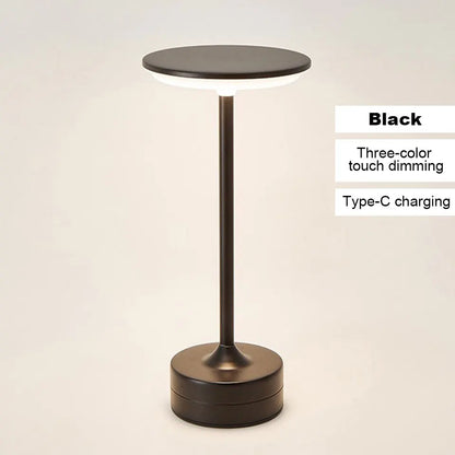 LED Tischlampe Touch Sensor Nachtlicht USB Aufladbare Tragbare Schlafzimmer Nachtlicht Drahtlose Leselampe Restaurant Hotel Bar