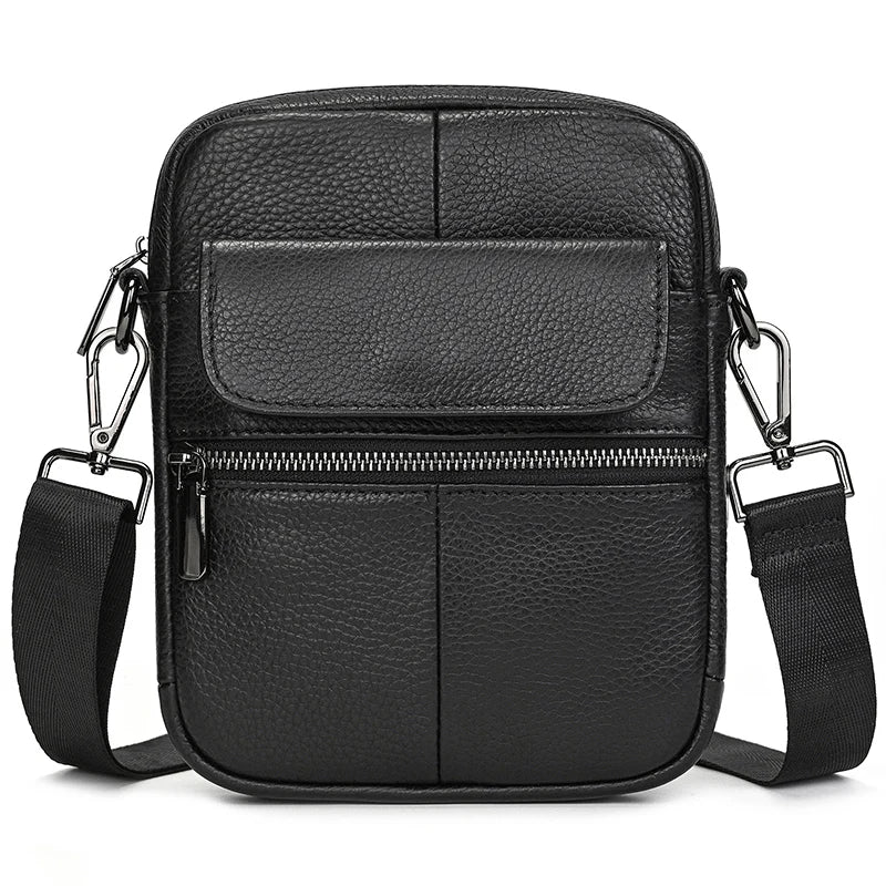 Neue Mode Für Männer Leder Schulter Tasche Aus Echtem Leder Umhängetasche Mann Taschen Echtes Rindsleder Sling Tasche Für Männliche Messenger Taschen